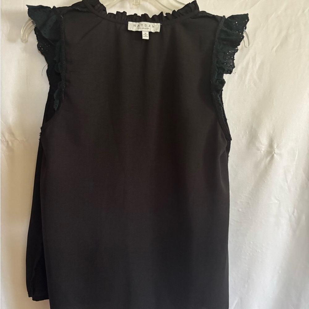 Hayden Black Sleeveless Top